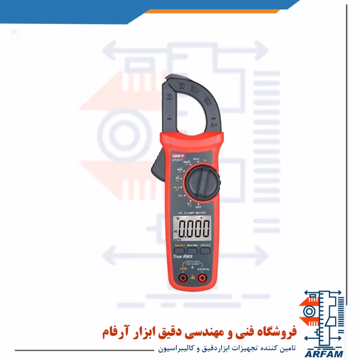 کلمپ آمپرمتر AC یونیتی مدل UT201 Plus