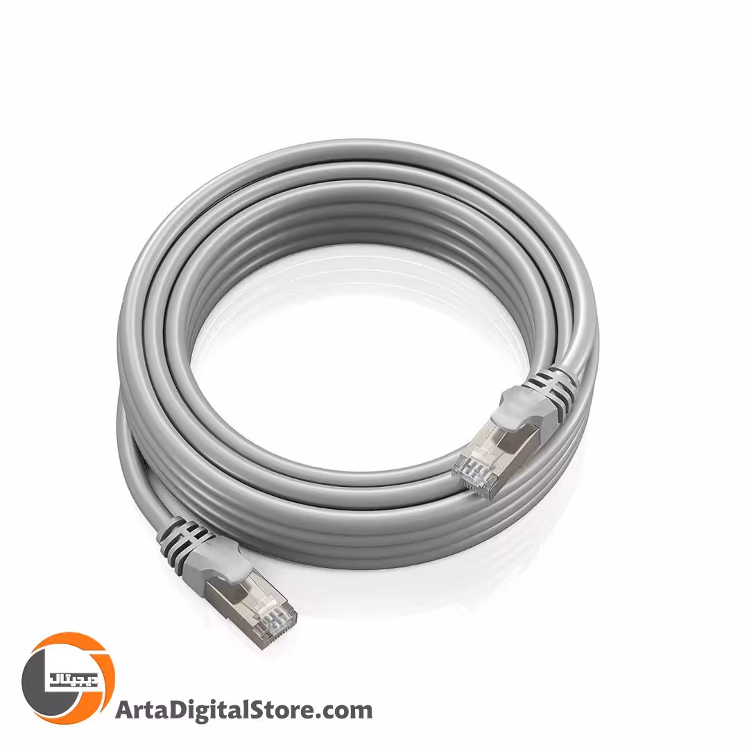 کابل شبکه D-Net Cat6 Gray طول 7m