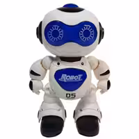 اسباب بازی ربات کنترولی و موزیکال باتری خور مدل 1_606  (سفید رنگ)