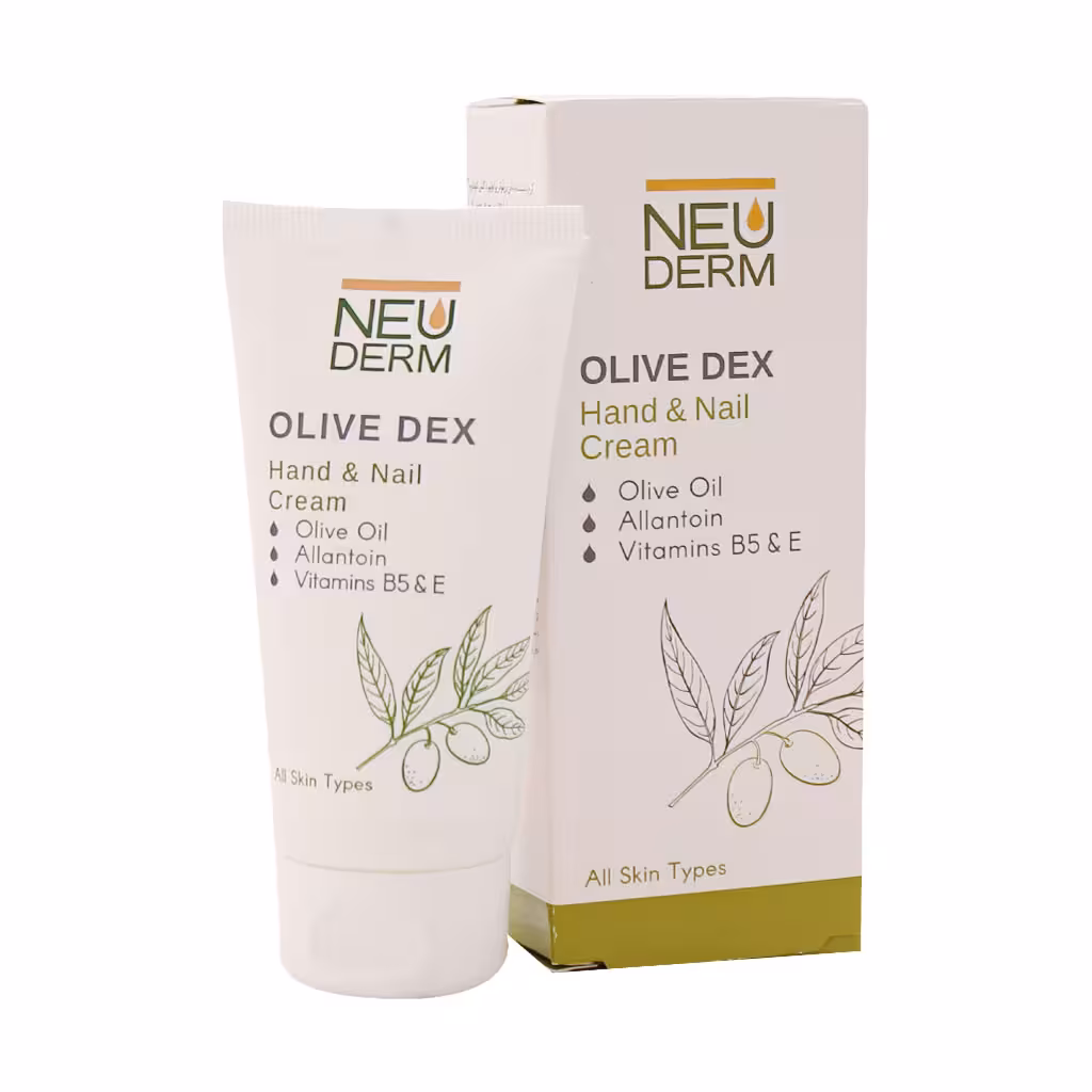 کرم دست و ناخن نئودرم با عصاره زیتون حجم 50 میلی لیتر