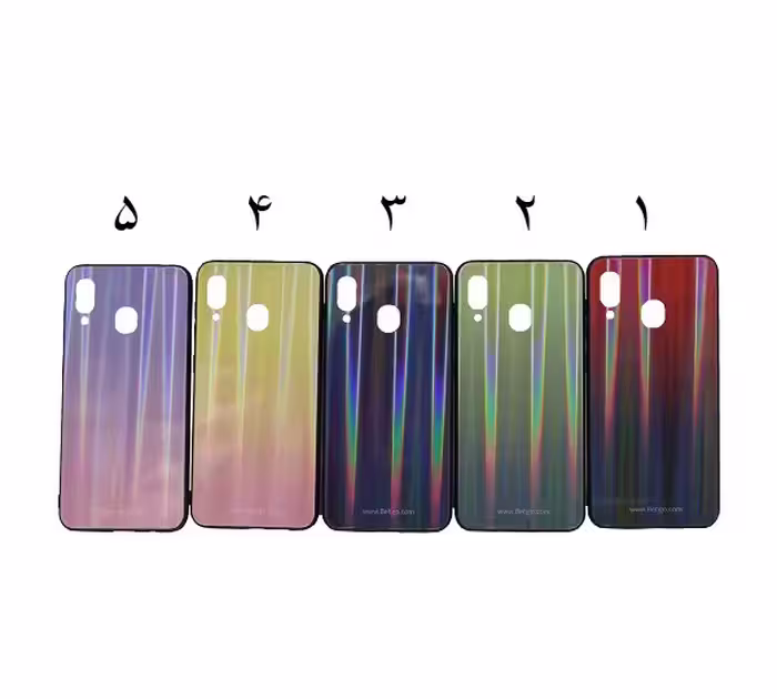 کاور محافظ قاب سامسونگ مدل لیزری Tempered Glass Laser Case Samsung galaxy A20/A30