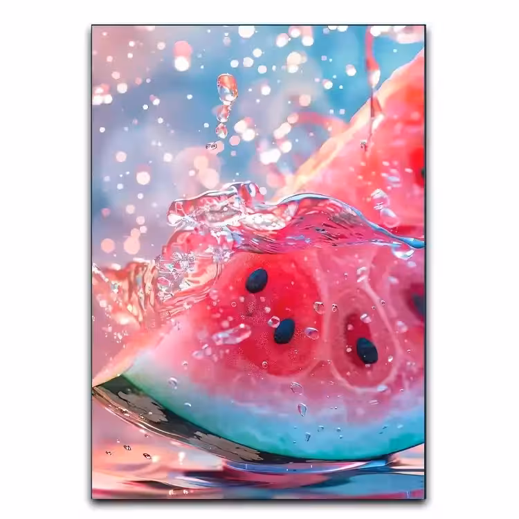 تابلو هندوانه و آب