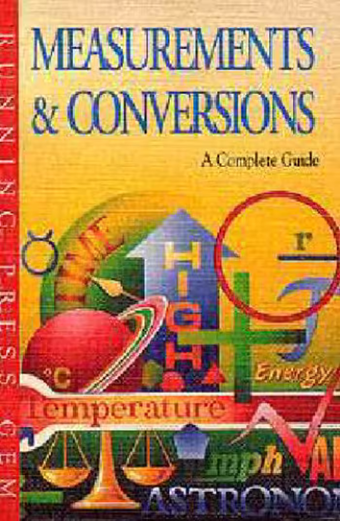خرید و دانلود نسخه کامل کتاب Measurements and Conversions: A Complete Guide