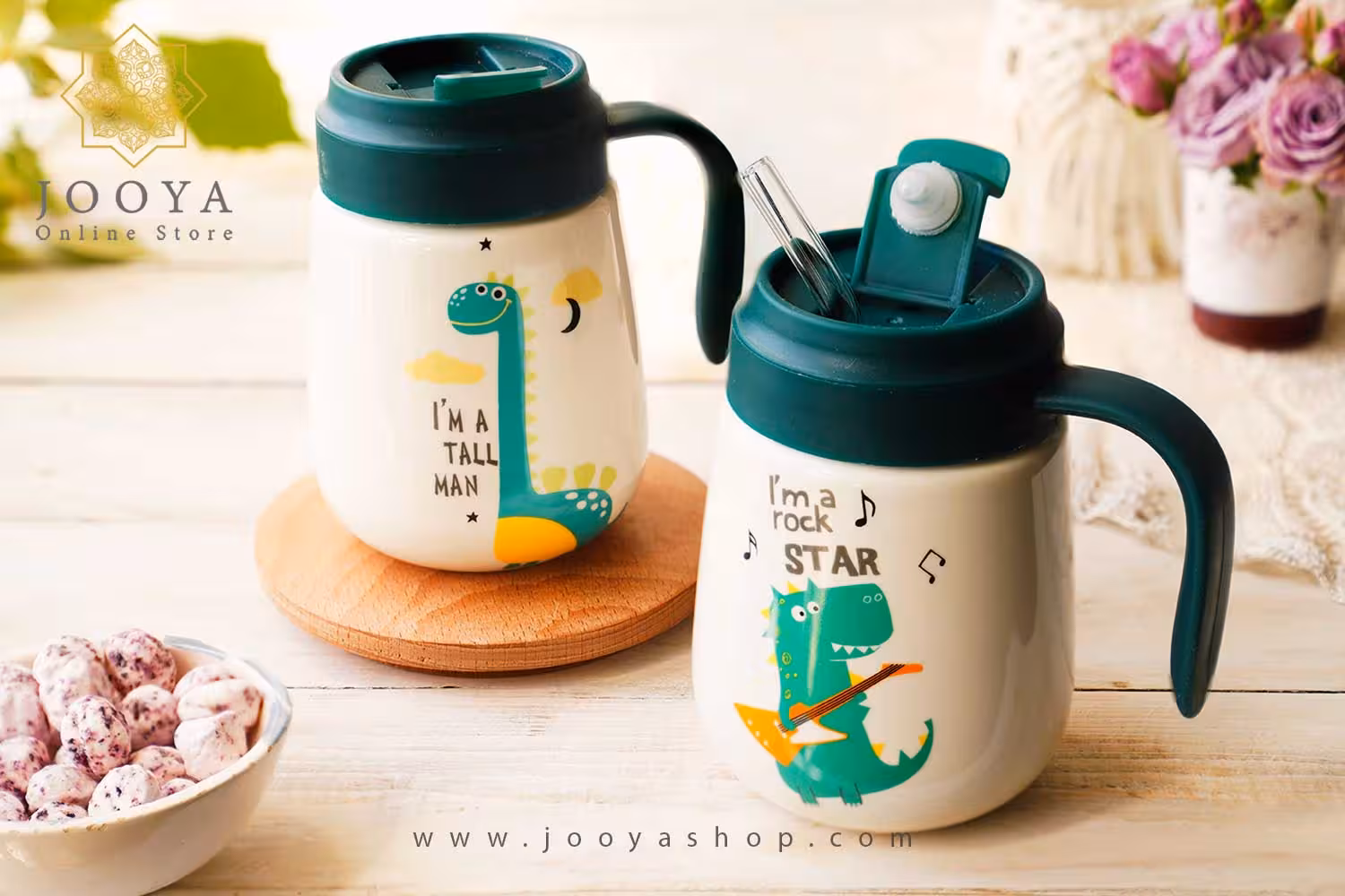 ماگ دایناسور طرح 1