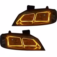 خرید چراغ جلو اسپرت پژو پارس کروز مدل نئون کادری انبه ای داخل فابریک بدون موتور دو عددی | اتوموبی