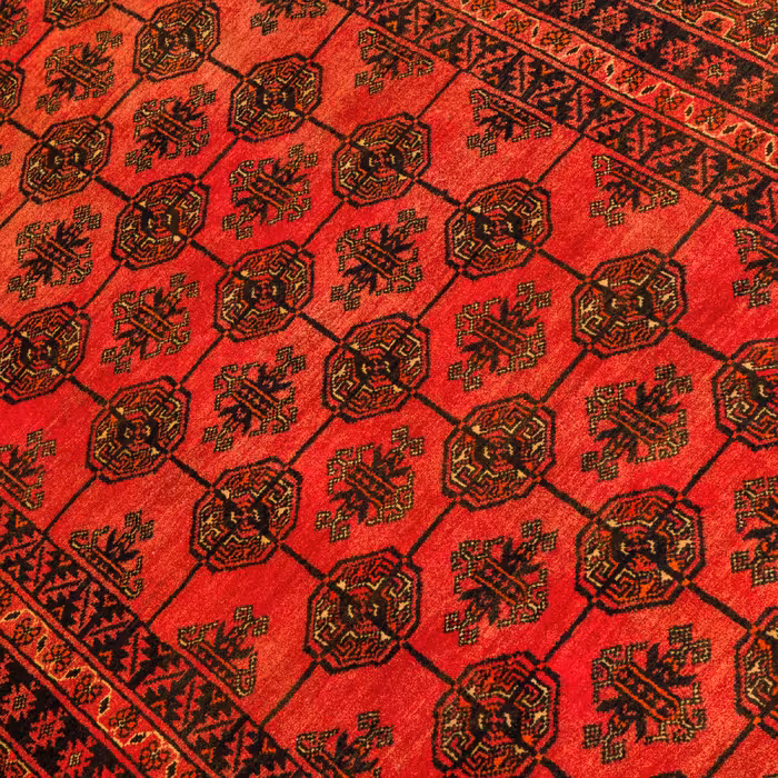 فرش دستبافت سه متری مدل نقشه بلوچ  کد 33.1844