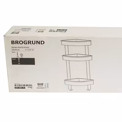 قفسه حمام ایکیا مدل BROGRUNDکد8979