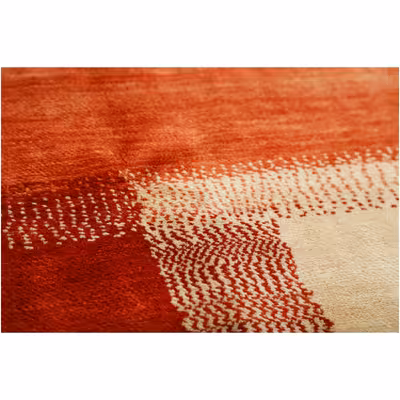 گبه دستبافت شش و نیم متری طرح مدرن کد 546678r