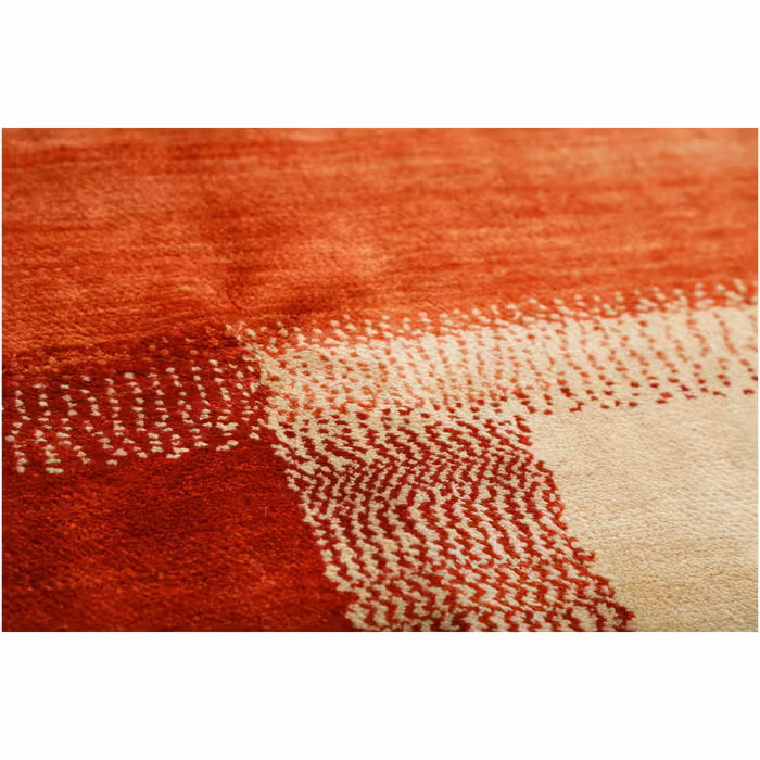 گبه دستبافت شش و نیم متری طرح مدرن کد 546678r