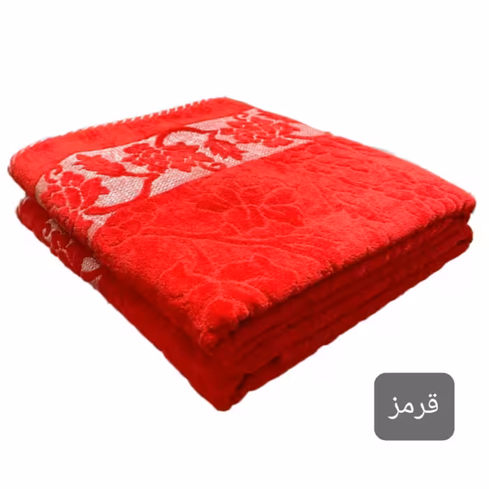 حوله حمام تالیس مدل ابریشمی برجسته سایز 150×100 سانتی متر