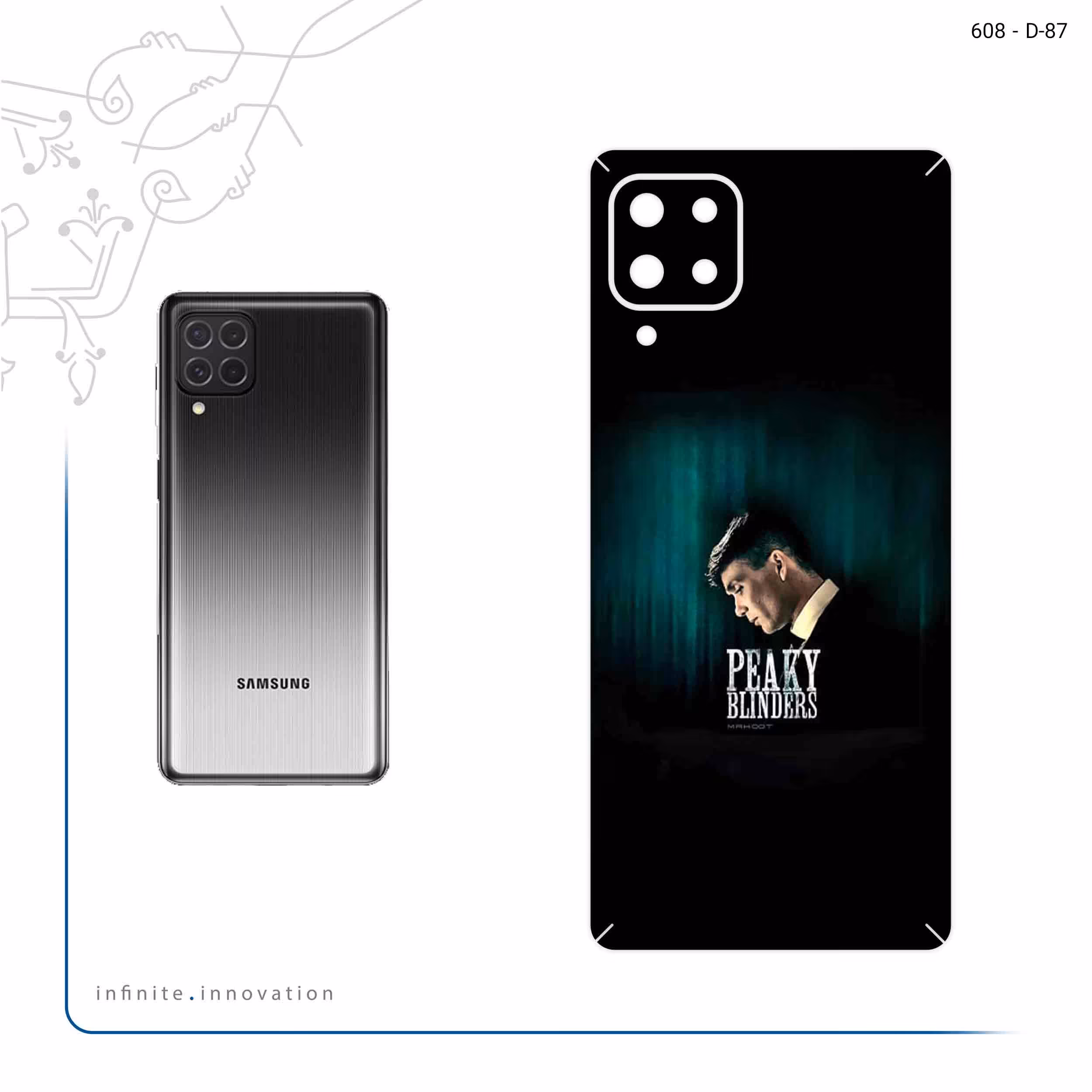 برچسب پوششی ماهوت مدل peaky blinders مناسب برای گوشی موبایل سامسونگ Galaxy A32 5G