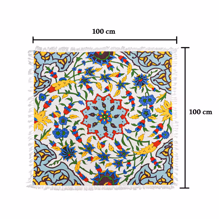 رومیزی قلمکار مدل نقاشی خاص کد Special100