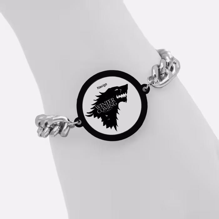 دستبند ناکسیگو مدل بازی تاج و تخت کد BZ7700