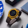 برچسب ماهوت طرح Matte Deep Mustard مناسب برای ساعت هوشمند هوآوی Watch GT 2 Pro