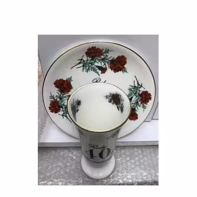 ظرف دکوری مدل چهلمین سالگرد کد A1 مجموعه دو عددی