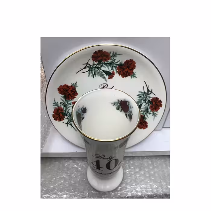 ظرف دکوری مدل چهلمین سالگرد کد A1 مجموعه دو عددی