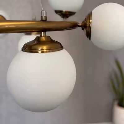 لوستر 12 شعله مدل مولکولی