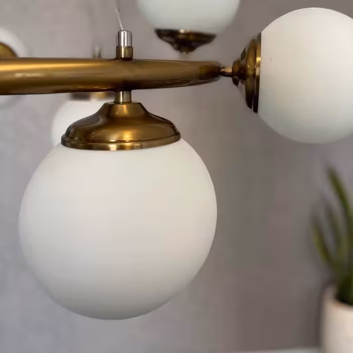 لوستر 12 شعله مدل مولکولی