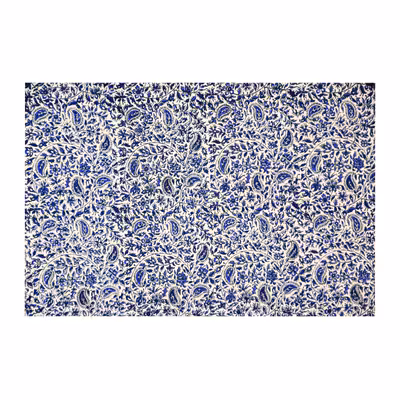 رومیزی قلمکار صدر مدل ممتاز درهم بادامی کد 100