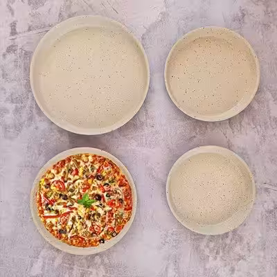 ظرف پخت پیتزا به گز مدل گرد گرانیتی کد 23 