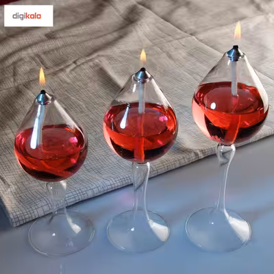 شمعدان مدل رز مجموعه سه عددی