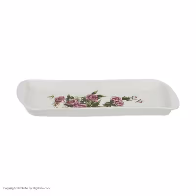 ظرف مربا و عسل شرکت صنایع چینی تقدیس مدل گل سرخ مجموعه 4 عددی