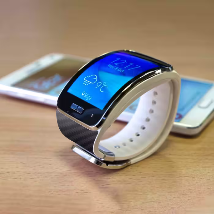 برچسب ماهوت طرح Carbon-Fiber مناسب برای ساعت هوشمند سامسونگ Galaxy Gear S