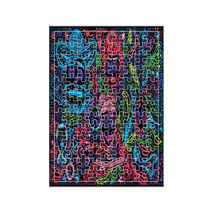 پازل 117 تکه مدل آفریقایی کد 360