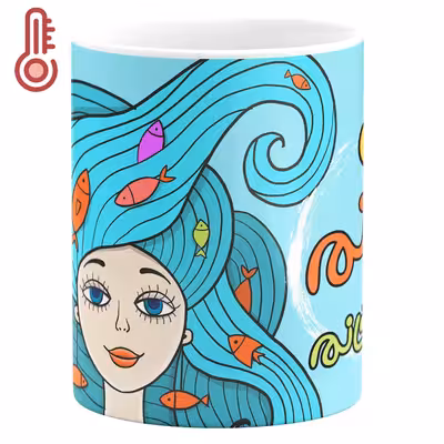 ماگ حرارتی مدل لیوان شبنم خانم