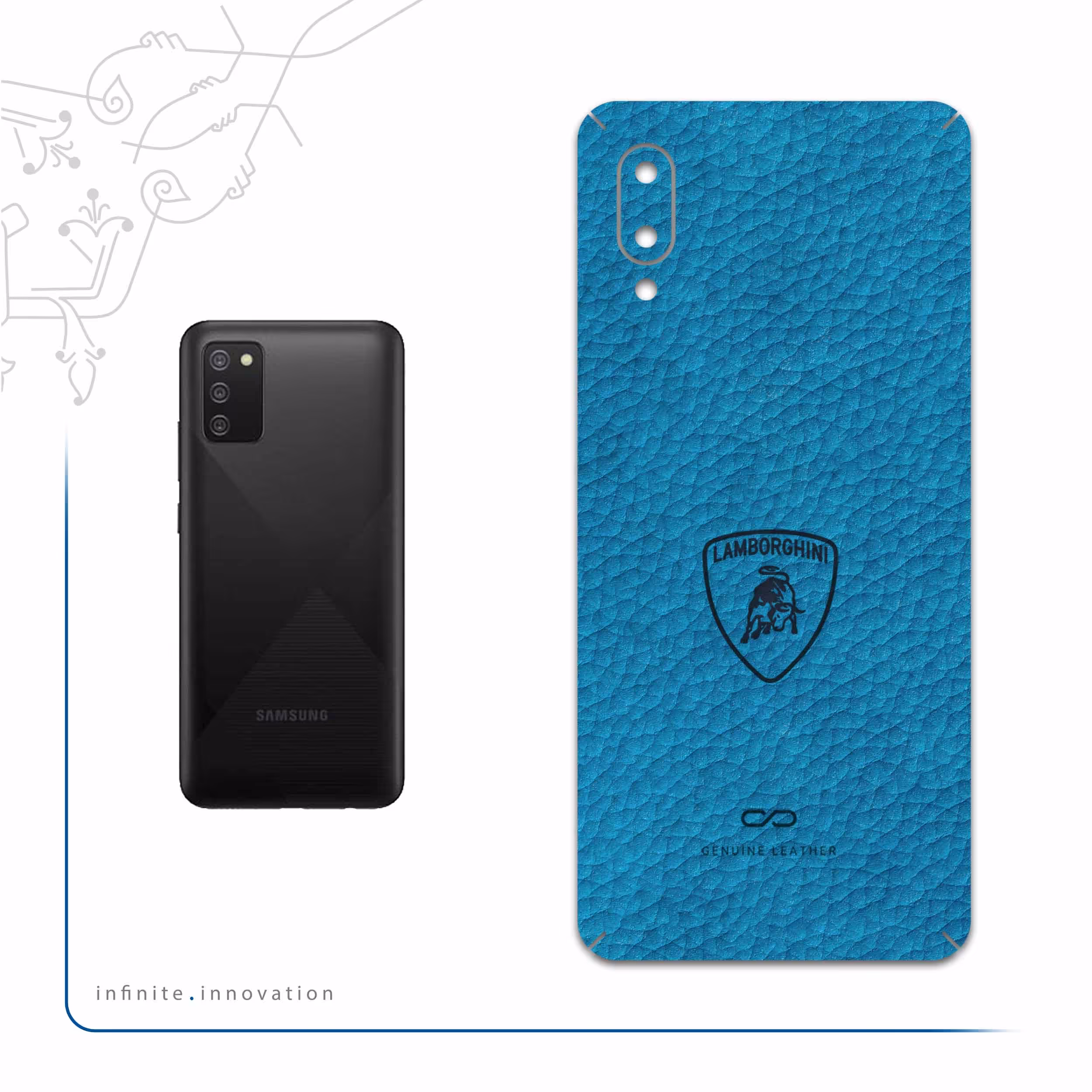 برچسب پوششی ماهوت مدل BL-LMBRGHNI مناسب برای گوشی موبایل سامسونگ Galaxy A02
