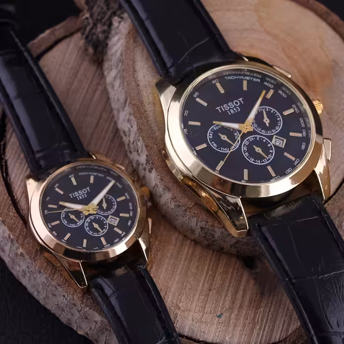 ست ساعت مچی عقربه ای زنانه و مردانه مدل TI 4039 -ST-ME-TA