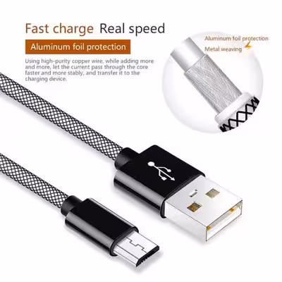 کابل تبدیل USB به USB-C بی تی ار مدل C1 طول 1 متر