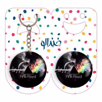 پیکسل خندالو مدل گروه Pink Floyd کد 3248 به همراه جاکلیدی
