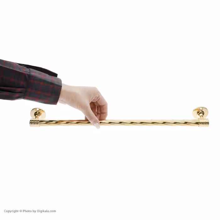 جا حوله ای مدل مارپیچ خط دار  کد 1640