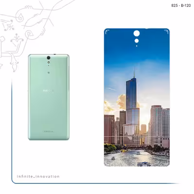 برچسب پوششی ماهوت مدل City of Chicago مناسب برای گوشی موبایل سونی Xperia C5