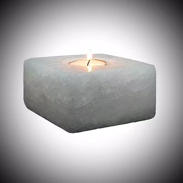 جاشمعی مدل سنگ نمک طرح مکعب مستطیل کد 408