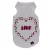 لباس سگ و گربه 27 طرح LOVE کد V40 سایز L