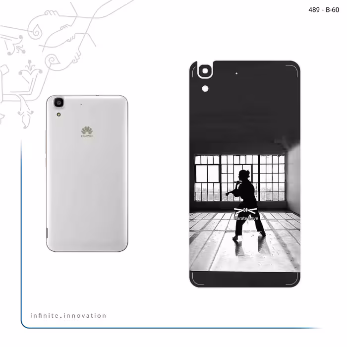 برچسب پوششی ماهوت مدل Karate مناسب برای گوشی موبایل هوآوی Y6