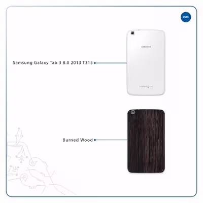 برچسب پوششی ماهوت مدل Burned Wood مناسب برای تبلت سامسونگ Galaxy Tab 3 8.0 2013 T315