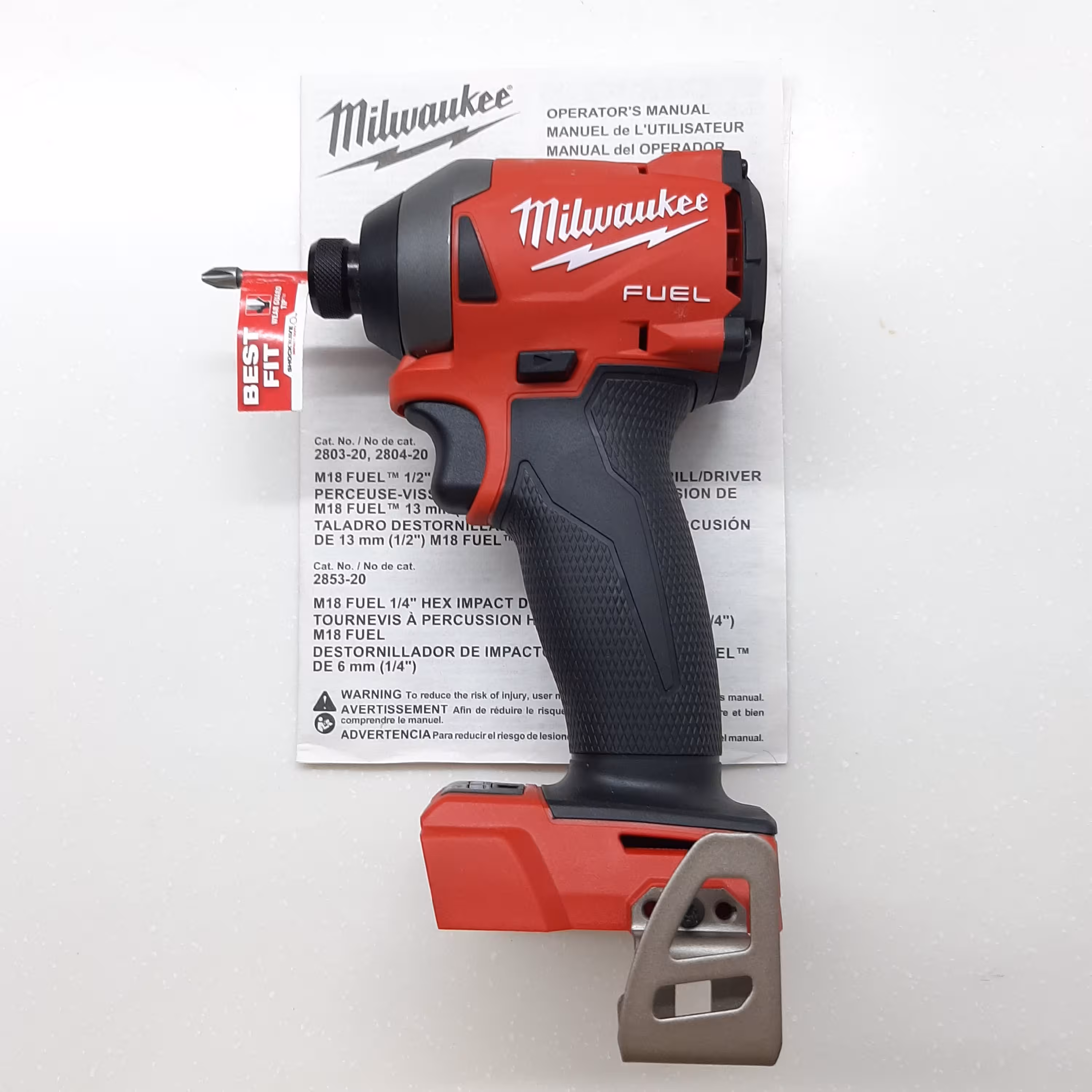 پیچبند شارژی میلواکی مدل 2853-m18  تنه خالی بدون باتری و شارژر 