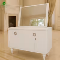 آینه و کنسول MDF وکیوم مدل لوتوس