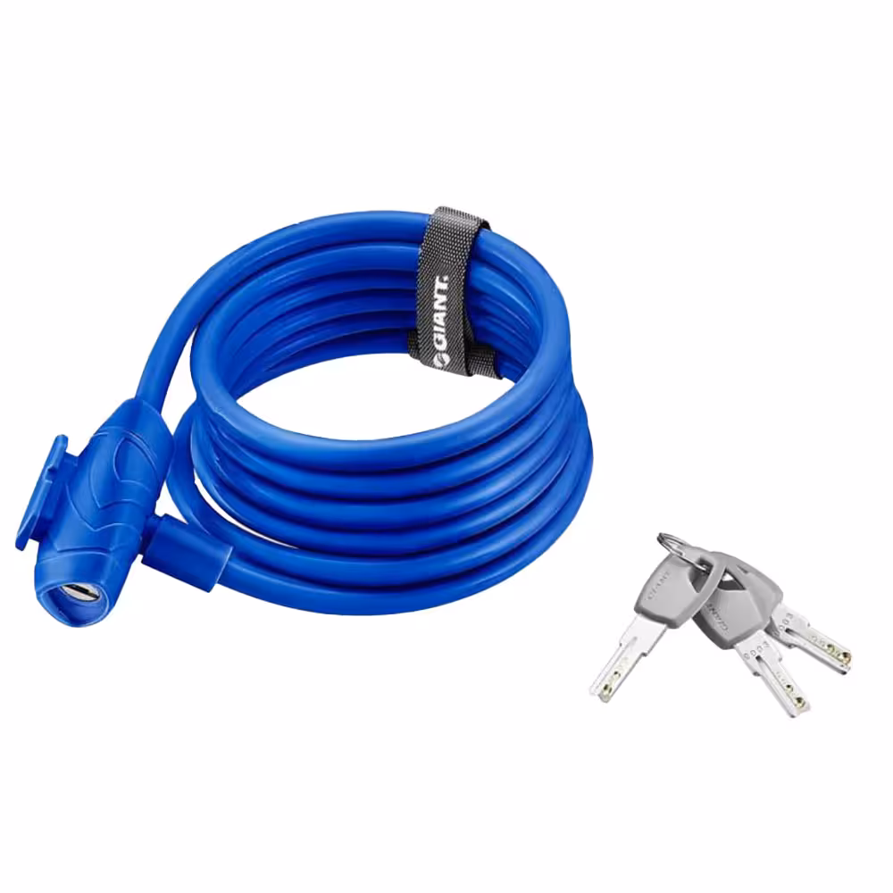 قفل دوچرخه جاینت مدل GIANT FLEX KEY CABLE LOCK 8x1800MM