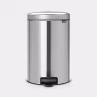 سطل زباله 20 لیتر استیل مات برابانتیا | Brabantia NEWICON PEDAL BIN