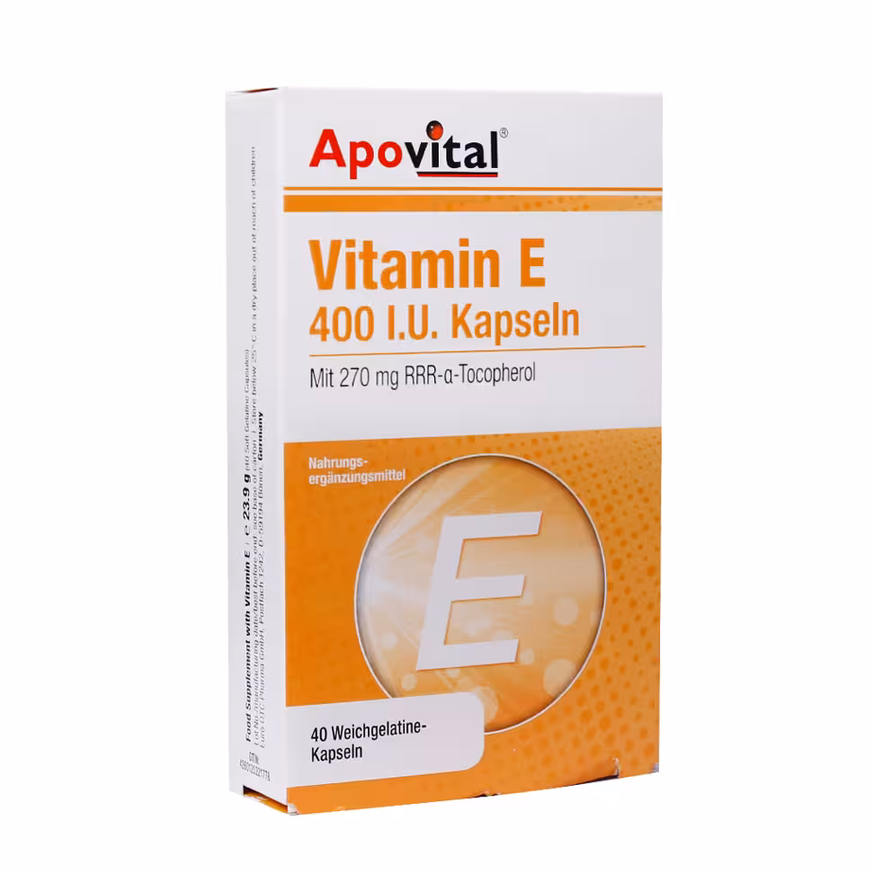 کپسول ژلاتینی نرم ویتامین E 400 واحد آپوویتال