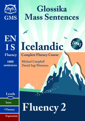 کتاب مکالمه ایسلندی Glossika Icelandic Fluency 2