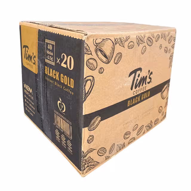 پودر قهوه تیمز مدل بلک گلد کارتن 20 عدد بسته 40 عددی