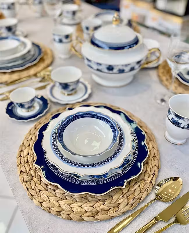 ست سرویس غذاخوری 6 نفره ترک مدل پینک مور KITART 1005