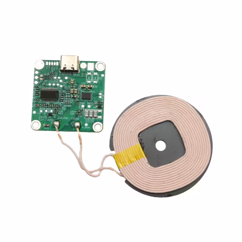 ماژول شارژر وایرلس 20W با ورودی Type-C به همراه صفحه کویل شارژ