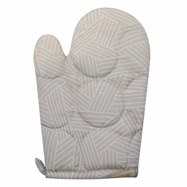 ماتیاس دستکش زمینه کرم طرح خطوط سفید