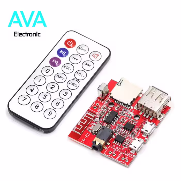 ماژول پخش کننده MP3 و WAV دارای بلوتوث داخلی و آمپلی فایر استریو 3 وات